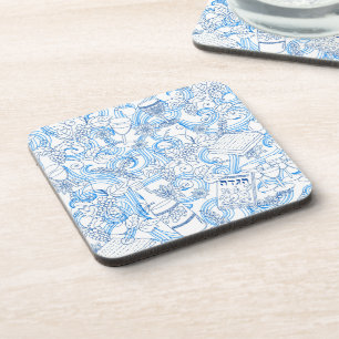 Dessous-de-verre Pessah Pesach - Pesach Drink Coasters - Fêtes juiv
