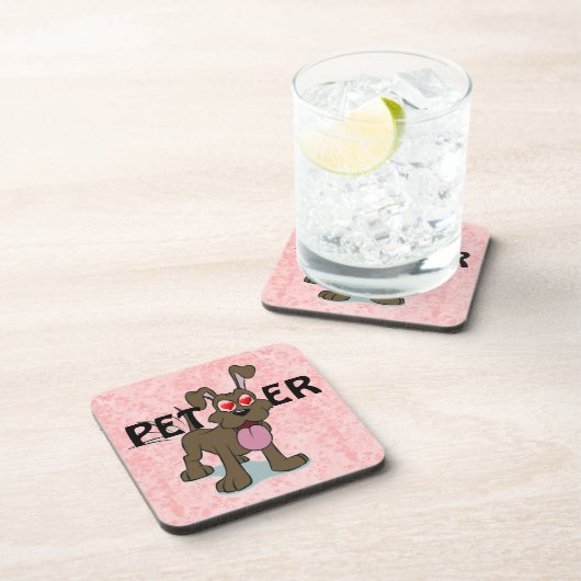 Dessous-de-verre Pet Lover Beverage Coaster (Côté Droit)