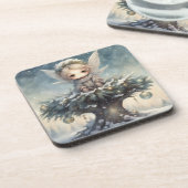 Dessous-de-verre Petit Ange de Noël (Côté gauche)