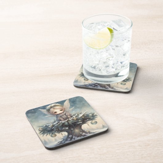 Dessous-de-verre Petit Ange de Noël (Côté Droit)