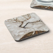 Dessous-de-verre Petit arbre à la fin de l'automne par Egon Schiele (Côté gauche)