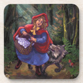 Dessous-de-verre Petit Chaperon Rouge (Devant)