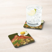 Dessous-de-verre Petit-déjeuner Oeufs de bacon paysager (Côté Droit)