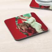 Dessous-de-verre Petit garçon décorant un chien (Côté gauche)