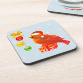 Dessous-de-verre Petit Oiseau de Noël mignon (Côté gauche)