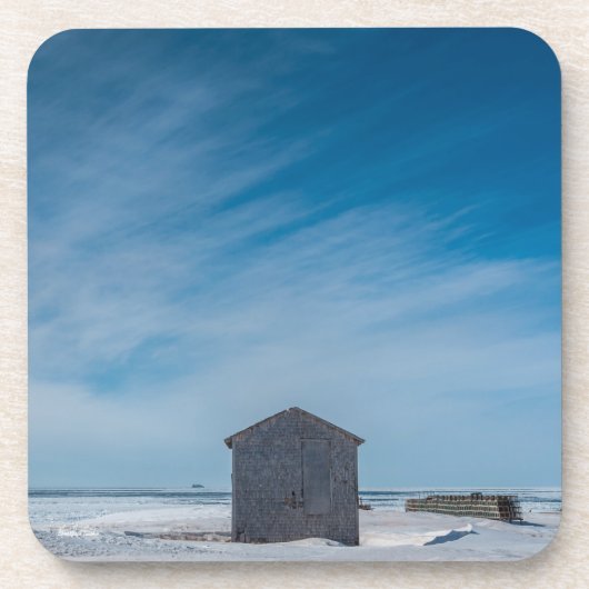Dessous-de-verre petite cabane (Devant)