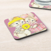 Dessous-de-verre Petits lapins (Côté gauche)