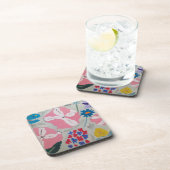 Dessous de verre Petunia & Fleurs d'été (Côté Droit)