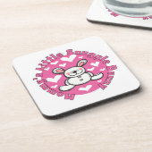 Dessous-de-verre Peu de lapin du câlin de la maman (Côté gauche)