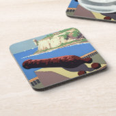 Dessous-de-verre Phallus Cannon & Balls El Morro Porto Rico (Côté gauche)