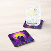 Dessous-de-verre Pharaon Synthwave (Côté Droit)