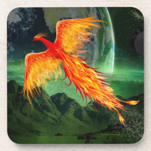 Dessous-de-verre Phoenix volante haute