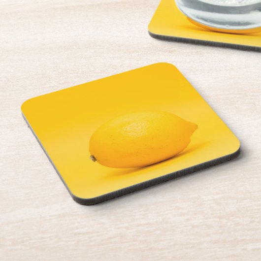 Dessous-de-verre Photo citron (Côté gauche)