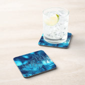 Dessous-de-verre Photo de glace bleue 2 (Côté Droit)