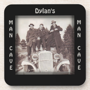 Dessous-de-verre Photo de voiture ancienne Cave à hommes CUSTOM Sou