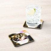 Dessous-de-verre Photo Hilarious d'un Chat Drôle. Commandez dès mai (Côté Droit)