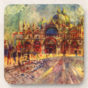 Dessous-de-verre Piazza San Marco, Venise par Pierre Renoir