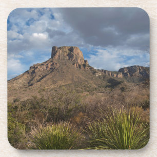 Dessous-de-verre Pic Casa Grande, bassin de Chisos, Big Bend