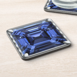Dessous-de-verre Pierre Bleue Foncée