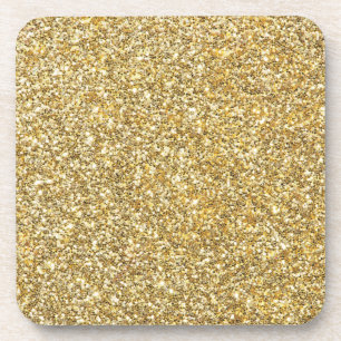 Dessous-de-verre Pierre d'argent Gary Marbre d'or Parties scintilla