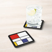 Dessous-de-verre Piet Mondrian, Composition C (Côté Droit)
