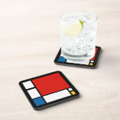 Dessous-de-verre Piet Mondrian, Composition ii (Côté Droit)