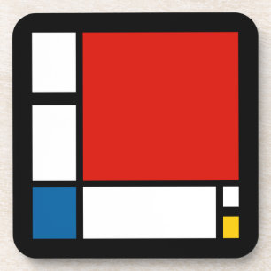 Dessous-de-verre Piet Mondrian, Composition ii