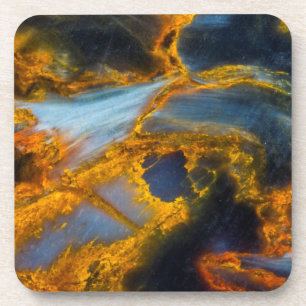 Dessous-de-verre Pietersite à lacis orange