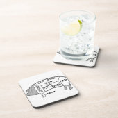 Dessous-de-verre Pig de graphique à boucher (Côté Droit)