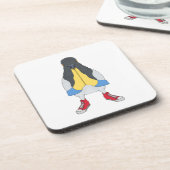 Dessous-de-verre Pigeon avec chaussures (Côté gauche)