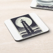 Dessous-de-verre Pigeon Point Lighthouse California Moon (Côté gauche)