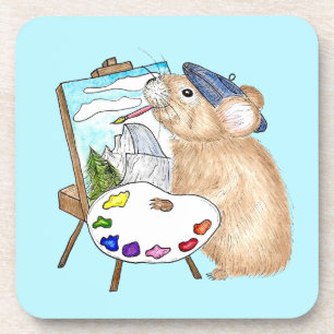 Dessous-de-verre Pika Peintures Plein Air Yosemite Peinture