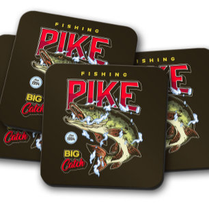 Dessous de verre Pike Strike Ensemble de Dessous
