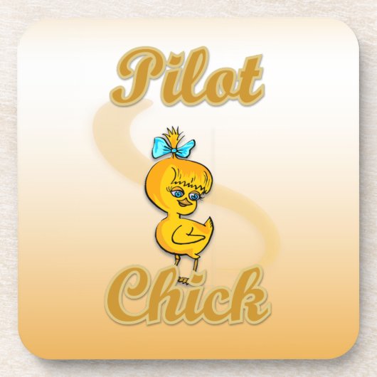 Dessous-de-verre Pilote Chick (Devant)