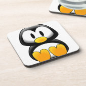 Dessous-de-verre Pingouin de dessin pour bébé mignon (Côté gauche)