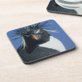 Dessous-de-verre Pingouin de Rockhopper (Eudyptes chrysocome) (Côté gauche)