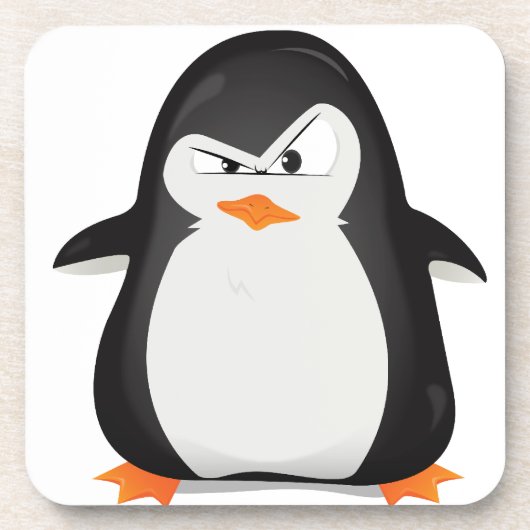 Dessous-de-verre Pingouin fâché (Devant)