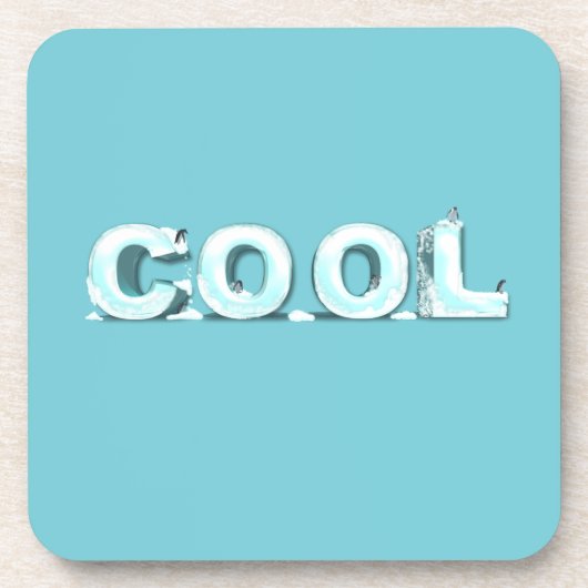 Dessous-de-verre Pingouins cool (Devant)