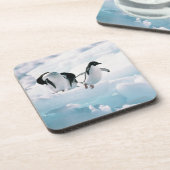 Dessous-de-verre Pingouins d'Adelie (adeliae de pygoscelis) (Côté gauche)