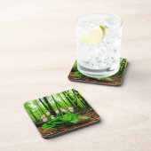 Dessous-de-verre Pink Lady Slipper sauvage orchidée (Côté Droit)