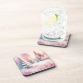 Dessous-de-verre Pink Winter Wonderland Noël (Côté Droit)