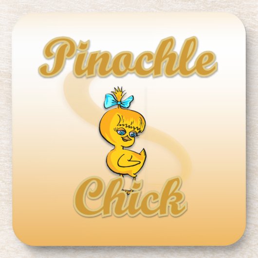 Dessous-de-verre Pinochle Chick (Devant)