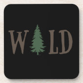 Dessous-de-verre Pins dans la forêt (Devant)