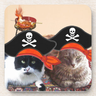 Dessous-de-verre PIRATE CATS, Parlez comme un jour de pirates