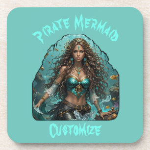 Dessous-de-verre Pirate Mermaid Lady Thunder_Cove