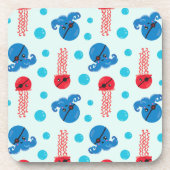 Dessous-de-verre Pirate Octopus, Pirate Jellyfish, Sea Animaux (Devant)