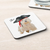 Dessous-de-verre Pirate Westie (Côté gauche)