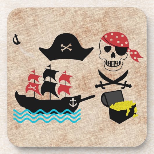 Dessous-de-verre Pirates (Devant)