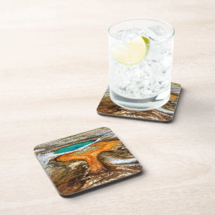 Dessous-de-verre Piscine de courant ascendant de Yellowstone