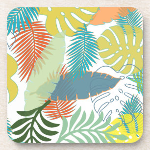 Dessous-de-verre PixDezines couleur forêt tropicale/DO-IT-YOURSELF 